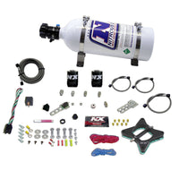 Nitrous Express 96-04 Ford Mustang 4.6L 2 Valve Nitrous Plate Kit w/5lb Bottle - Burkken Auto Parts