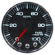 Autometer Spek-Pro Gauge Fuel Press 2 1/16in 100psi Stepper Motor W/Peak & Warn Blk/Chrm - Burkken Auto Parts