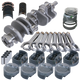 Eagle Ford 351W 4.000in Crank 2.750in Mains 6.250in H-Beam 4.040in Pistons Balanced Assembly - Burkken Auto Parts