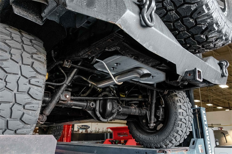 Corsa 2007-2018 Jeep Wrangler JKU 3.6L Sport 2.75in Cat-Back Exhaust w/ Turn Down Tip - Burkken Auto Parts