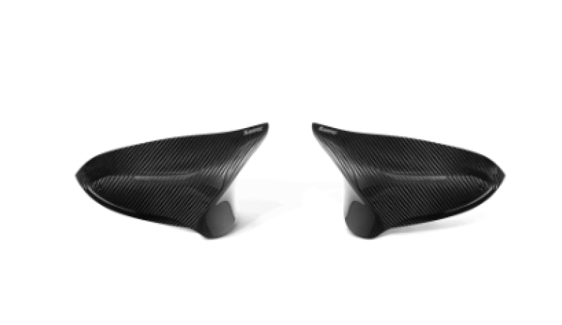 Akrapovic 2014+ BMW M3 (F80) Carbon Fiber Mirror Cap Set - High Gloss - Burkken Auto Parts