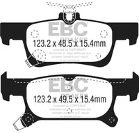 EBC 2016+ Buick Envision 2.0L Turbo Greenstuff Rear Brake Pads - Burkken Auto Parts