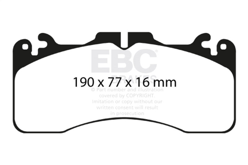 EBC 09+ Lexus LS460 4.6 Sport Redstuff Front Brake Pads - Burkken Auto Parts