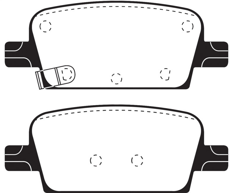 EBC 2016+ Chevrolet Malibu 1.5L Turbo (Mech PB) Greenstuff Rear Brake Pads - Burkken Auto Parts