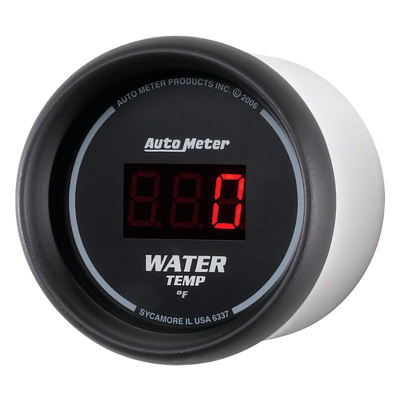 Autometer Black 0-300 F Digital Water Temp Gauge - Burkken Auto Parts