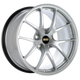BBS RI-A 18x9.5 5x120 ET23 Diamond Silver Wheel -82mm PFS/Clip Required