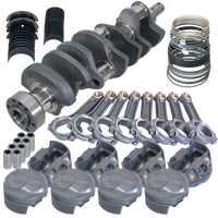 Eagle Chevy 454 1Pc 4.250in Crank 6.385in I-Beam Rods 43cc Dome 4.310in Pistons Rotating Assembly - Burkken Auto Parts