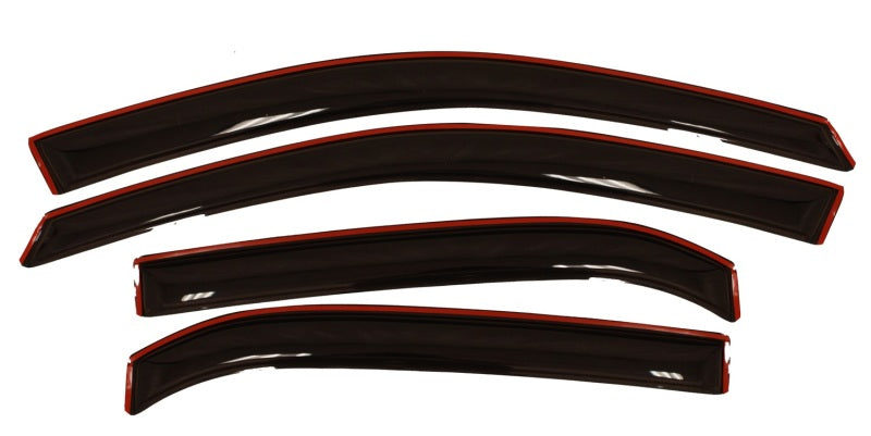 AVS 10-17 Chevy Equinox Ventvisor In-Channel Front & Rear Window Deflectors 4pc - Smoke - Burkken Auto Parts