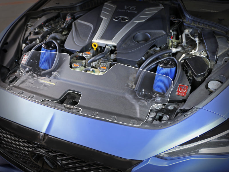 aFe Takeda Stage-2 Pro 5R Cold Air Intake System 16-19 Infinity Q50/Q60 V6-3.0L (tt) - Burkken Auto Parts