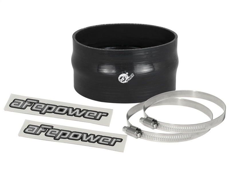 aFe Magnum FORCE CAI Univ. Silicone Coupling Kit (3.875in. ID / 2.25in. L) Straight Coupler w/Hump - Burkken Auto Parts