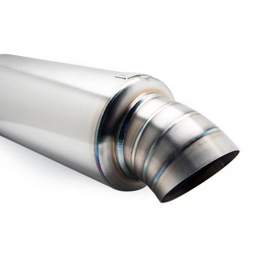 BLOX Racing 3 inch Universal Street Muffler - Turndown Tip - Burkken Auto Parts