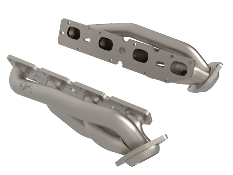 aFe Twisted Steel 11-21 Jeep Grand Cherokee (WK2) 5.7L V8 Headers - Titanium (Ceramic Coated) - Burkken Auto Parts