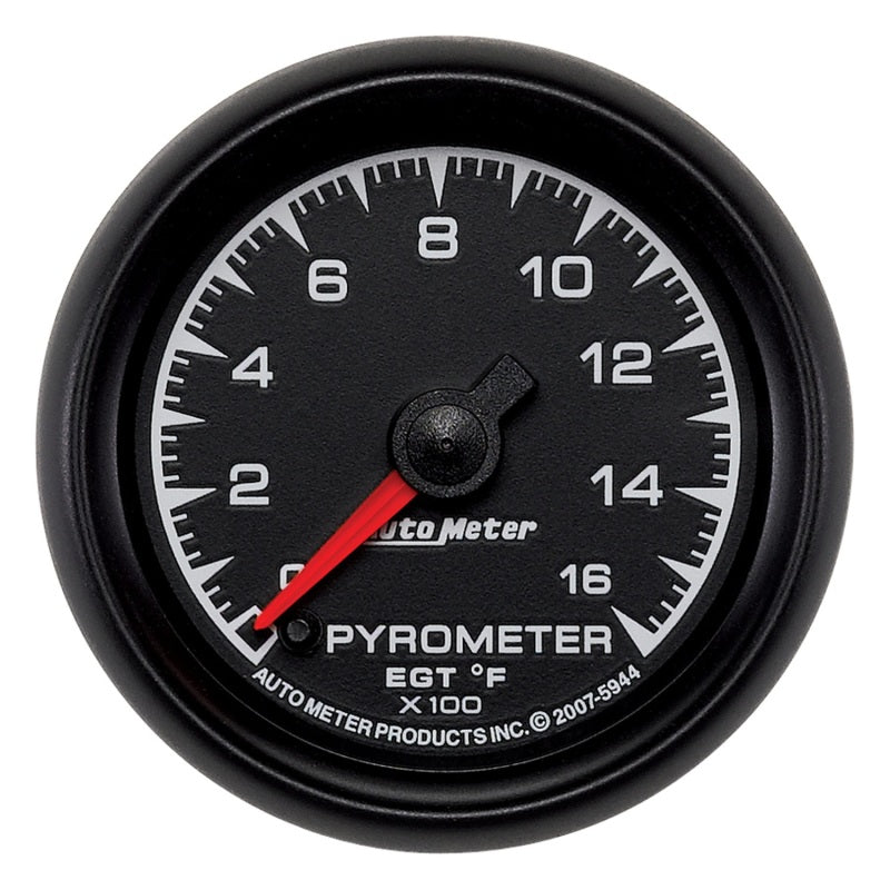 Autometer ES 52.4mm Pyrometer 0-1600 Degree F FSE Gauge - Burkken Auto Parts