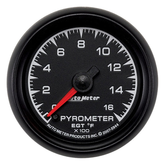 Autometer ES 52.4mm Pyrometer 0-1600 Degree F FSE Gauge - Burkken Auto Parts