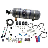 Nitrous Express Ford EFI Dual Stage Nitrous Kit (50-150HP x 2) w/Composite Bottle - Burkken Auto Parts