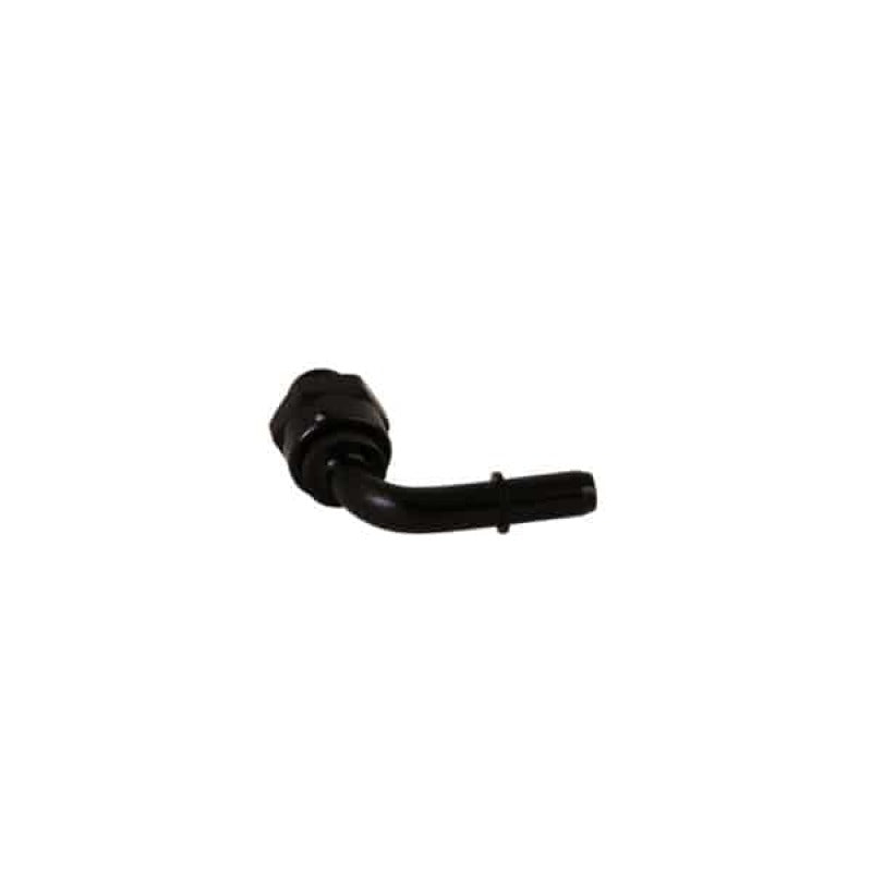 Aeromotive Fitting - AN-06 - 90 Degree - 3/8 Male Quick Connect - Burkken Auto Parts