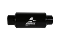 Aeromotive In-Line Filter 10AN 10 Micron Microglass Element Bright-Dip Black 2in OD - Burkken Auto Parts