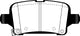 EBC 2016+ Chevrolet Cruze 1.4L Turbo (10.9in Front Rotor) Greenstuff Rear Brake Pads - Burkken Auto Parts
