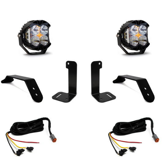 Baja Designs 2018+ Jeep JL/JT Dual LP4 Auxiliary Light Kit w/Upfitter - Burkken Auto Parts