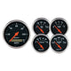 Autometer Designer 3-3/8in & 2-1/16in Kit Box-Elec Speedo & Elec Oil Press H2O Temp Volt Fuel Level - Burkken Auto Parts