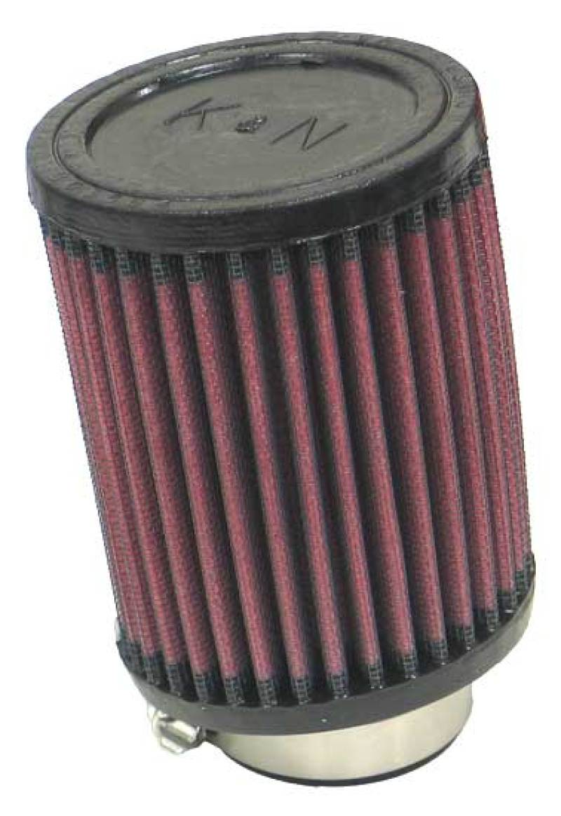 K&N Filter Universal Rubber Filter 1 3/4 inch 10 Degree Flange 3 1/2 inch OD 4 1/2 inch Height - Burkken Auto Parts