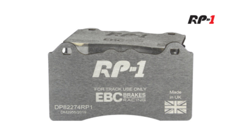 EBC Racing 18-21 BMW M2 Competition F87 3.0TT Rear RP-1 Race Brake Pads