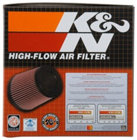 K&N Filter Universal Rubber Filter 3in Flange ID 6in Base OD 5.125in Top OD 5in Height - Burkken Auto Parts