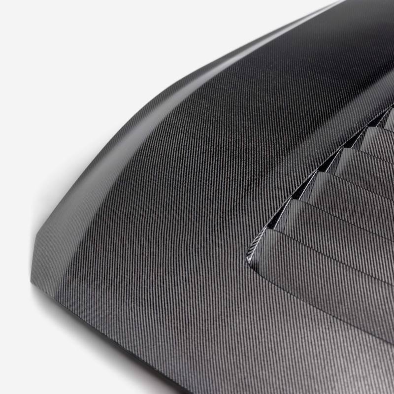 Anderson Composites 2024 Ford Mustang S650 Double-Sided Carbon Fiber Hood - Burkken Auto Parts