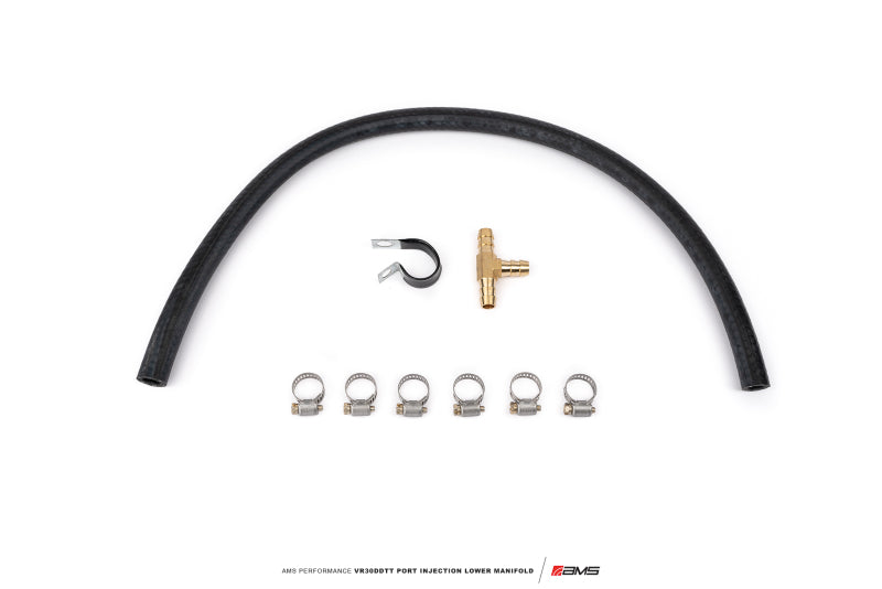 AMS Performance 2023+ Nissan Z Port Injection Lower Manifold - Black - Burkken Auto Parts