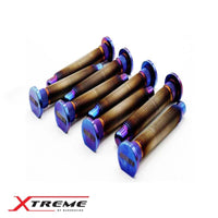 BLOX Racing Titanium Extended Wheel Studs M12X1.5mm 8Pcs Honda Fitment - Burnt - Burkken Auto Parts