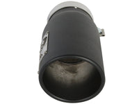aFe Power Diesel Exhaust Tip Black- 4 in In x 5 out X 12 in Long Bolt On (Right) - Burkken Auto Parts