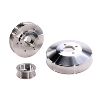 BBK 97-04 Ford F150 Expedition 4.6 5.4 Underdrive Pulley Kit - Lightweight CNC Billet Aluminum (3pc) - Burkken Auto Parts