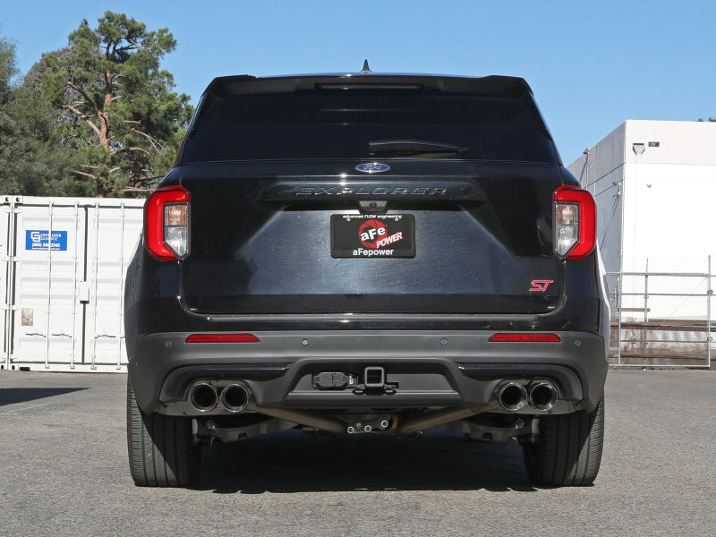 aFe MACH Force-Xp 2.5in. 304 SS C/B Exhaust 20-21 Ford Explorer V6-3.0L - Polished Tip - Burkken Auto Parts