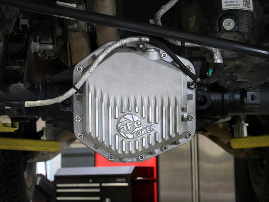 aFe 22-25 Ford Bronco Raptor V6 Rear Diff Cover - Raw w/ Machined Fins