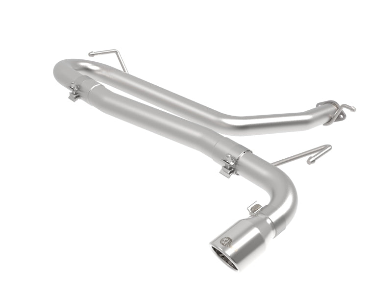 aFe Takeda 2.5in 304 SS Axle-Back Exhaust w/o Muffler w/Polish Tip 18-22 Hyundai Kona L4-1.6L(t) AWD - Burkken Auto Parts