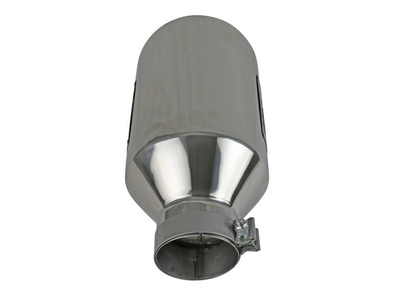 aFe Power MACH Force-Xp 304 Stainless Steel Clamp-on Exhaust Tip - Polished - Burkken Auto Parts