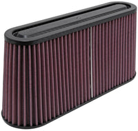 K&N Filter Univ Air Filter Carbon Fiber Top/Base Oval FLG 12x3-1/2in B / 11x2-1/2in T / 5-3/4in H - Burkken Auto Parts