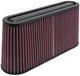 K&N Filter Univ Air Filter Carbon Fiber Top/Base Oval FLG 12x3-1/2in B / 11x2-1/2in T / 5-3/4in H - Burkken Auto Parts
