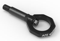 aFe Control Front Tow Hook Black 20-21 Toyota GR Supra (A90) - Burkken Auto Parts