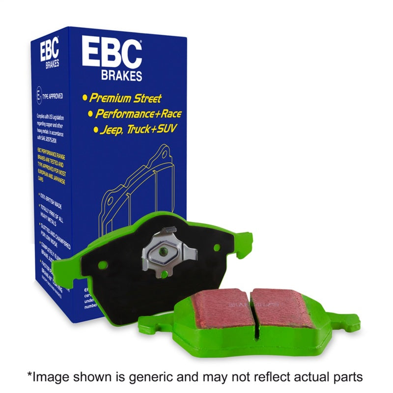 EBC 04-05 Mazda Miata MX5 1.8 (Sports Suspension) Greenstuff Rear Brake Pads - Burkken Auto Parts