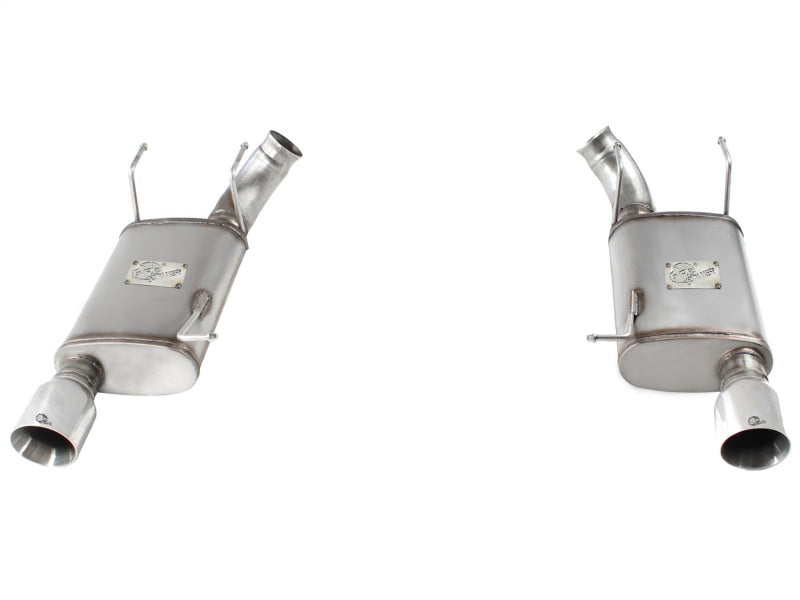 aFe MACHForce XP Exhaust 11-14 Ford Mustang GT V8-5.0L 3in. SS Axle-Back w/Polished Tips - Burkken Auto Parts