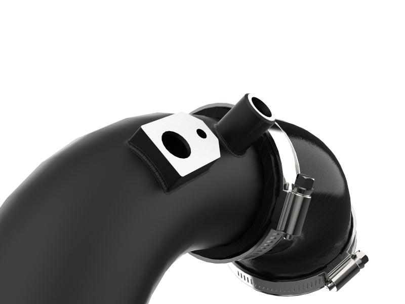 aFe BladeRunner 2 1/2in Intercooler Hot Side Charge Pipe 18-21 Jeep Wrangler JL L4-2.0L (t) - Black - Burkken Auto Parts