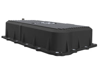 aFe 20-26 GM Trucks L6 3.0L Transmission Pan - Black w/ Machined Fins