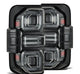 AlphaRex 21-24 Ford Bronco (Excl. Raptor) Nova-Series LED Tail Lights - Black - Burkken Auto Parts
