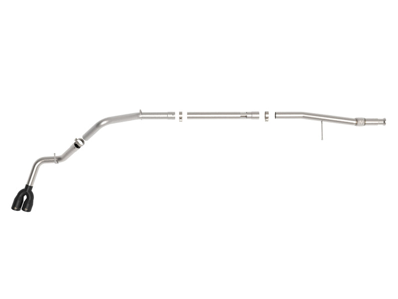 aFe Rebel XD Series 3in 304SS DPF-Back 20-21 GM Trucks L6-3.0L (td) LM2 - Dual Black Tip - Burkken Auto Parts