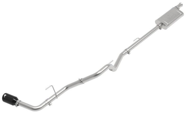 aFe Apollo GT Series 2.5in 409SS 20-21 Jeep Gladiator (JT) V6-3.6L - Black Tip - Burkken Auto Parts