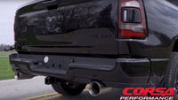 Corsa 19-24 Ram 1500 5.7L Crew Cab w/ 57in or 76in Bed Cat-Back Dual Rr Exit 5in Satin Polished Tips - Burkken Auto Parts