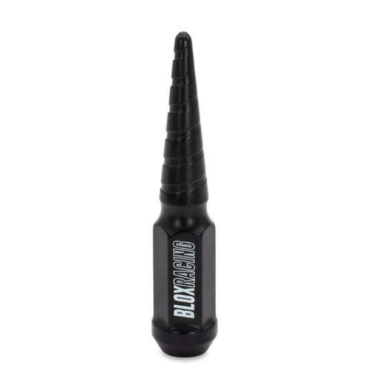 BLOX Racing Spike Forged Lug Nuts - Flat Black 12 x 1.25mm - Single - Burkken Auto Parts