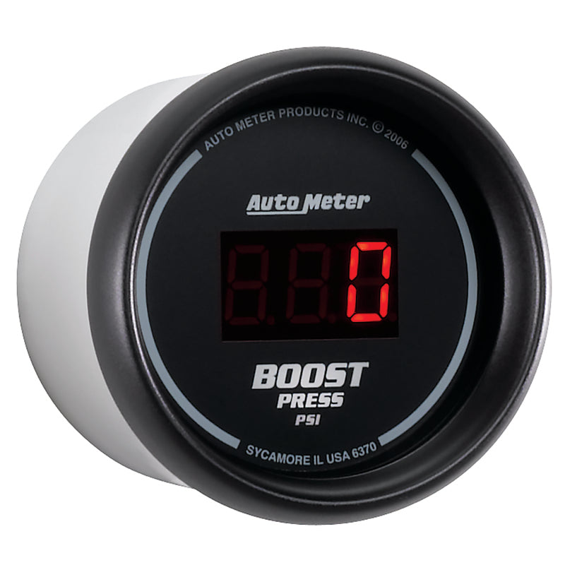 Autometer SportComp 52mm Digital 0-60 PSI Boost Gauge - Burkken Auto Parts