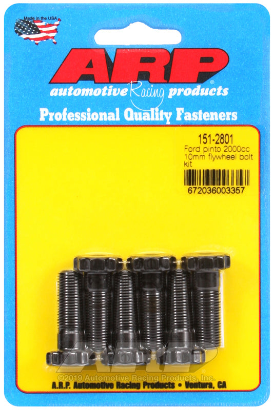 ARP Ford 2000cc Pinto M10 x 1.0 Thread Size Flywheel Bolt Kit - Burkken Auto Parts